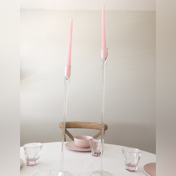 Set of 2 Tall Votive Candlestick Hooders - Picture 4 of 4
